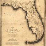 Antique Florida Map 1894 1895   Antique Florida Map