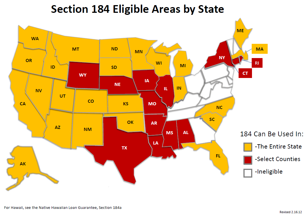 Are You Eligible For A Section 184 Loan? - Usda Home Loan Map Texas