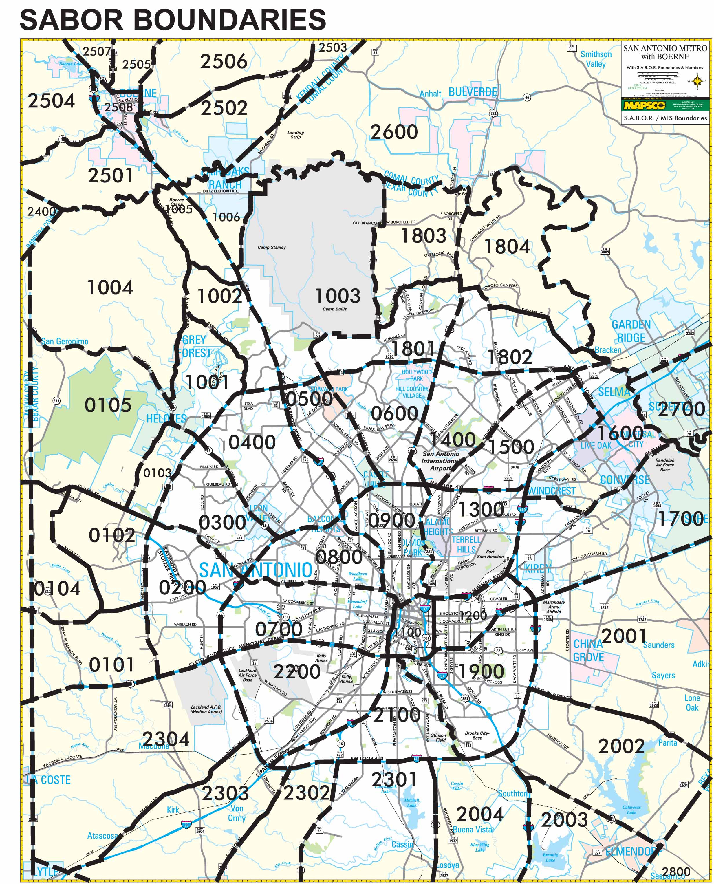 Area Map - Affordable Houses For Sale In San Antonio - Detailed Map Of San Antonio Texas
