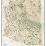 Arizona Wall Mapnational Geographic Maps   Rocky Mountain Maps   National Geographic Maps California