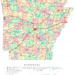 Arkansas Printable Map   Arkansas Road Map Printable