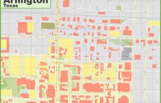 Arlington (Texas) Downtown Map - Arlington Texas Map