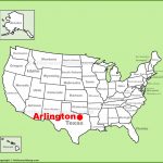 Arlington (Texas) Location On The U.s. Map   Arlington Texas Map