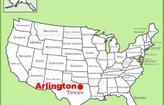 Arlington (Texas) Location On The U.s. Map - Arlington Texas Map