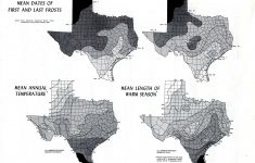 Atlas Of Texas - Perry-Castañeda Map Collection - Ut Library Online - Texas Temperature Map