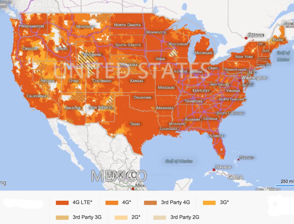 Atandt Coverage Map California Klipy Atandt Coverage Map California