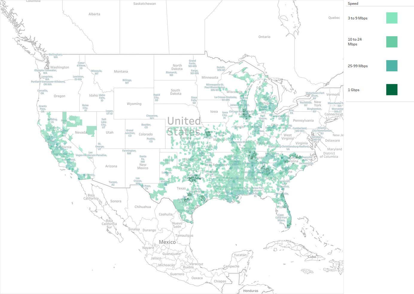 AT&T Coverage Map In California - Printable Maps