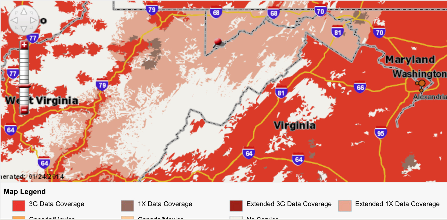 Attachment Hq Map With Verizon California Coverage Map - Klipy - Verizon Service Map California