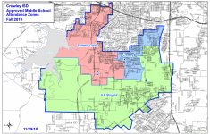 Attendance Zones / Home - Crowley Texas Map