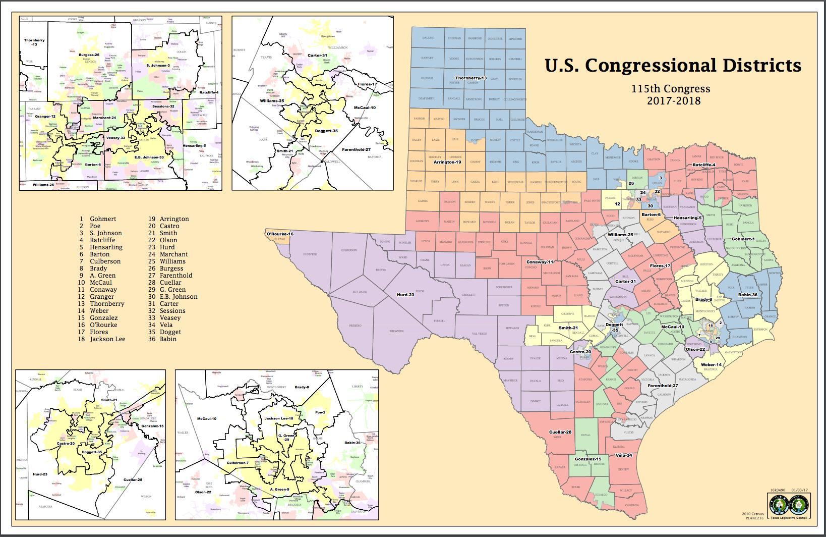 Attorneys Say Texas Might Have New Congressional Districts Before - Brady Texas Map