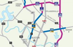 Austin Route À Péage) Carte - Carte De Austin Route À Péage (Texas - Texas Toll Roads Map