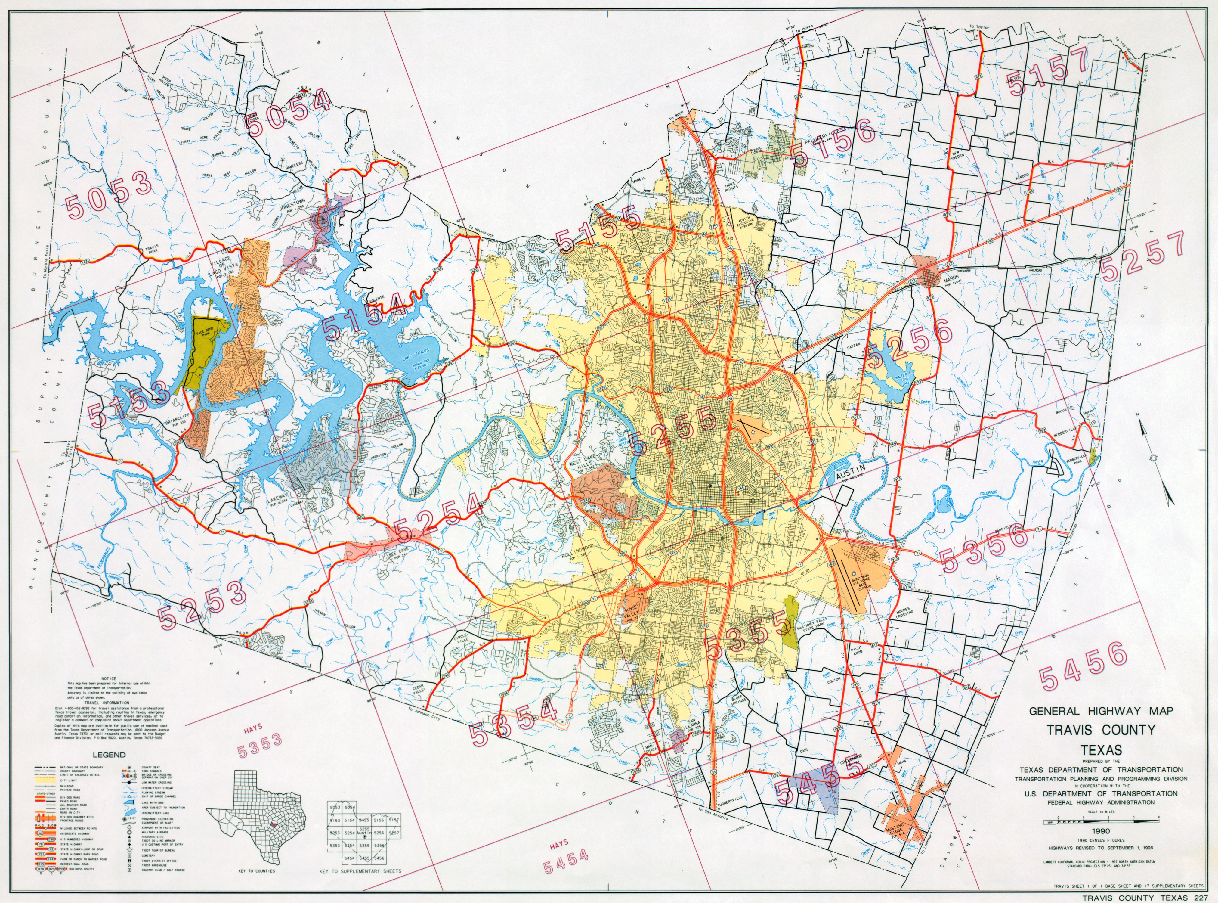 Austin, Texas Maps - Perry-Castañeda Map Collection - Ut Library Online - Colorado City Texas Map