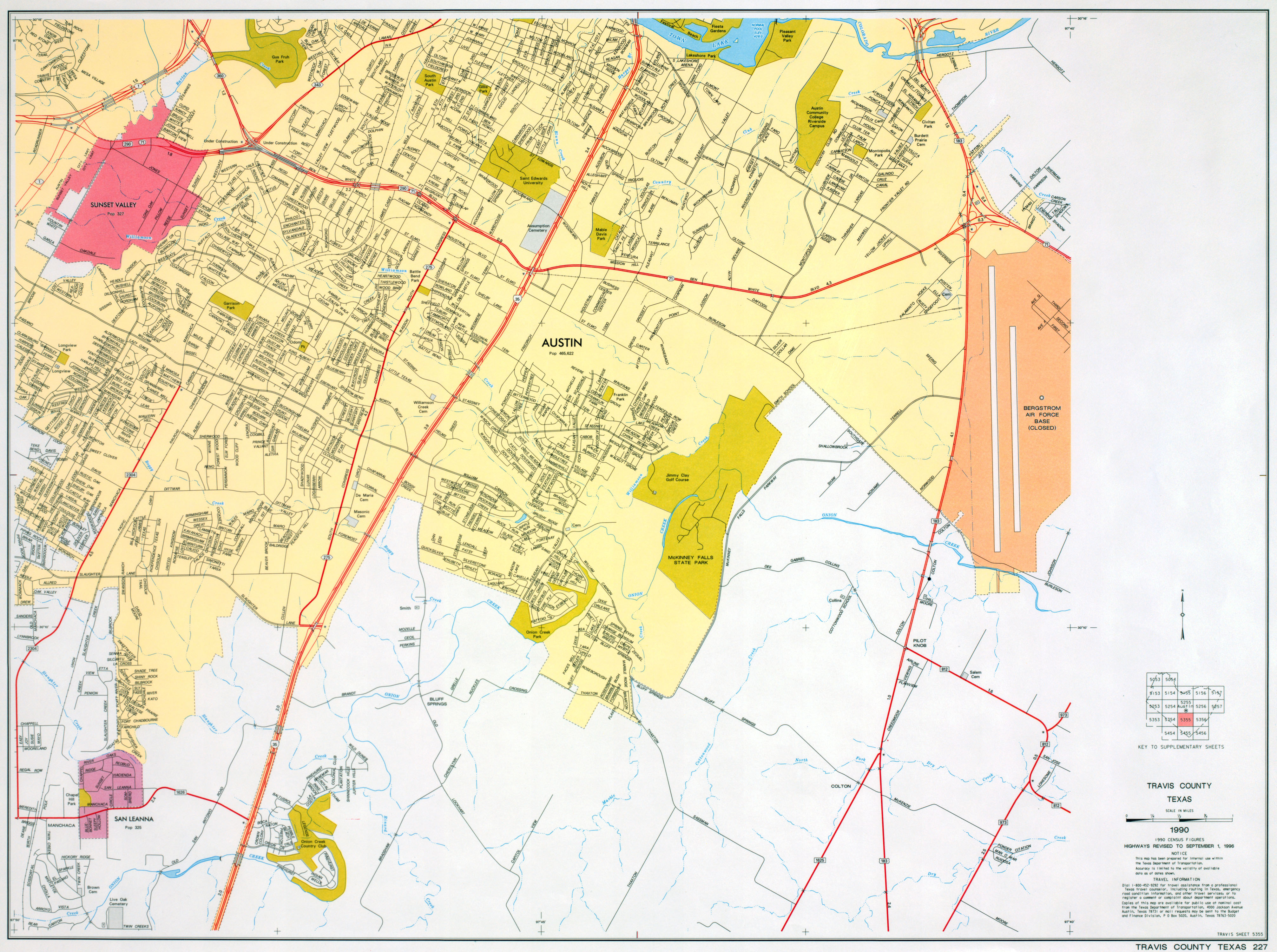 Austin, Texas Maps - Perry-Castañeda Map Collection - Ut Library Online - Travis County Texas Map