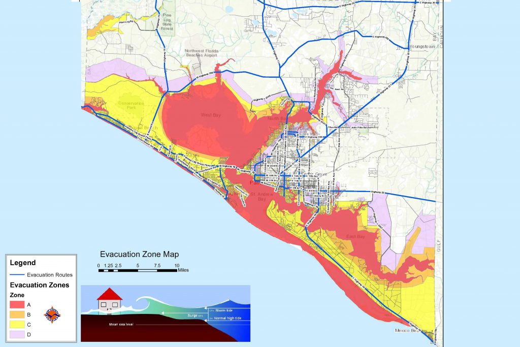 Bay County Issues Mandatory Evacuation Orders For Zones A B And C Gulf County Florida Flood