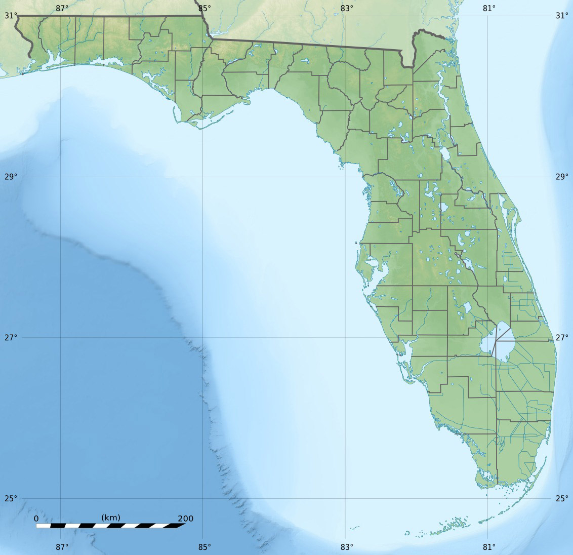 Bay Lake (Florida) - Wikipedia - Clear Lake Florida Map