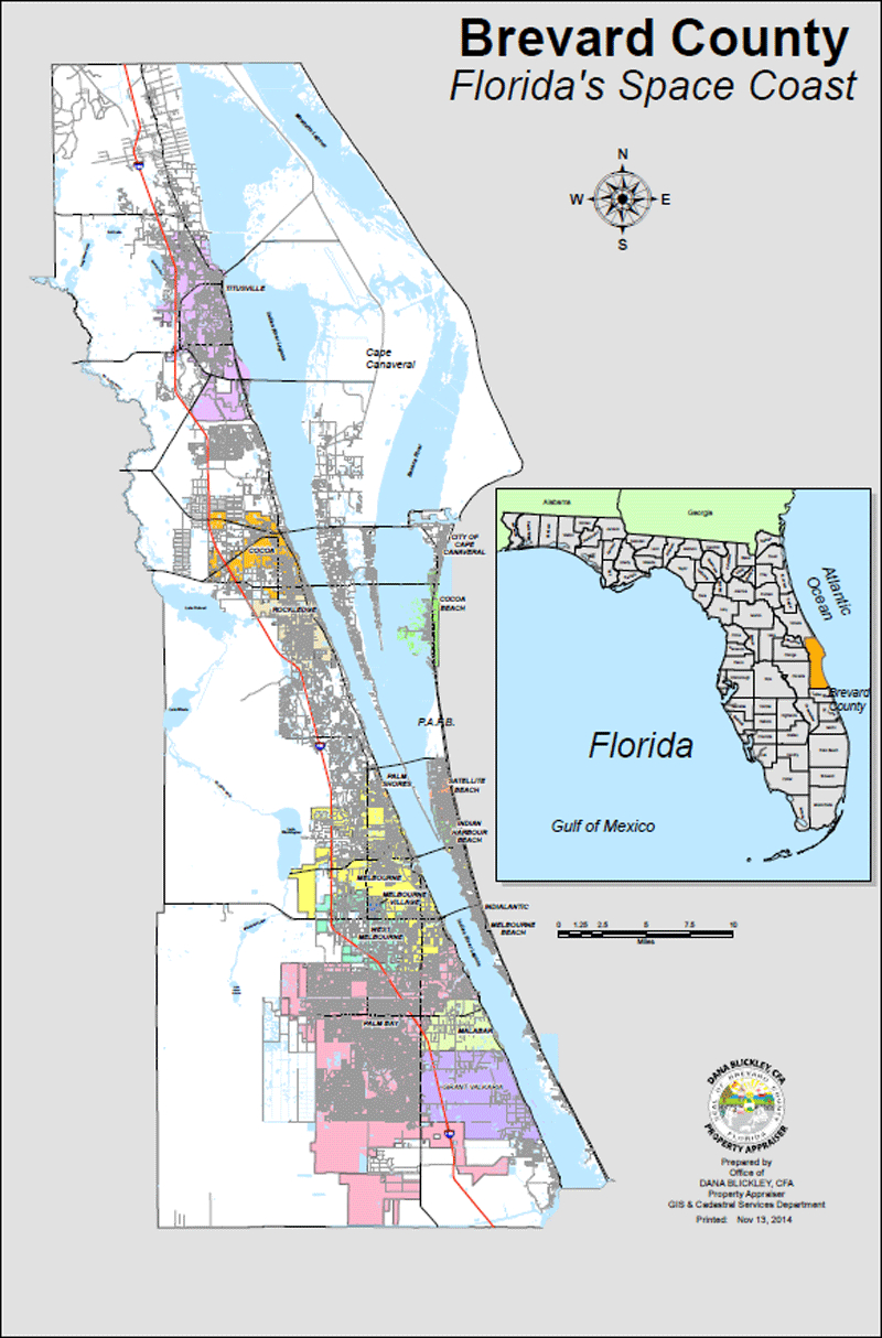 Bcpao - Maps &amp;amp; Data - Florida Property Tax Map