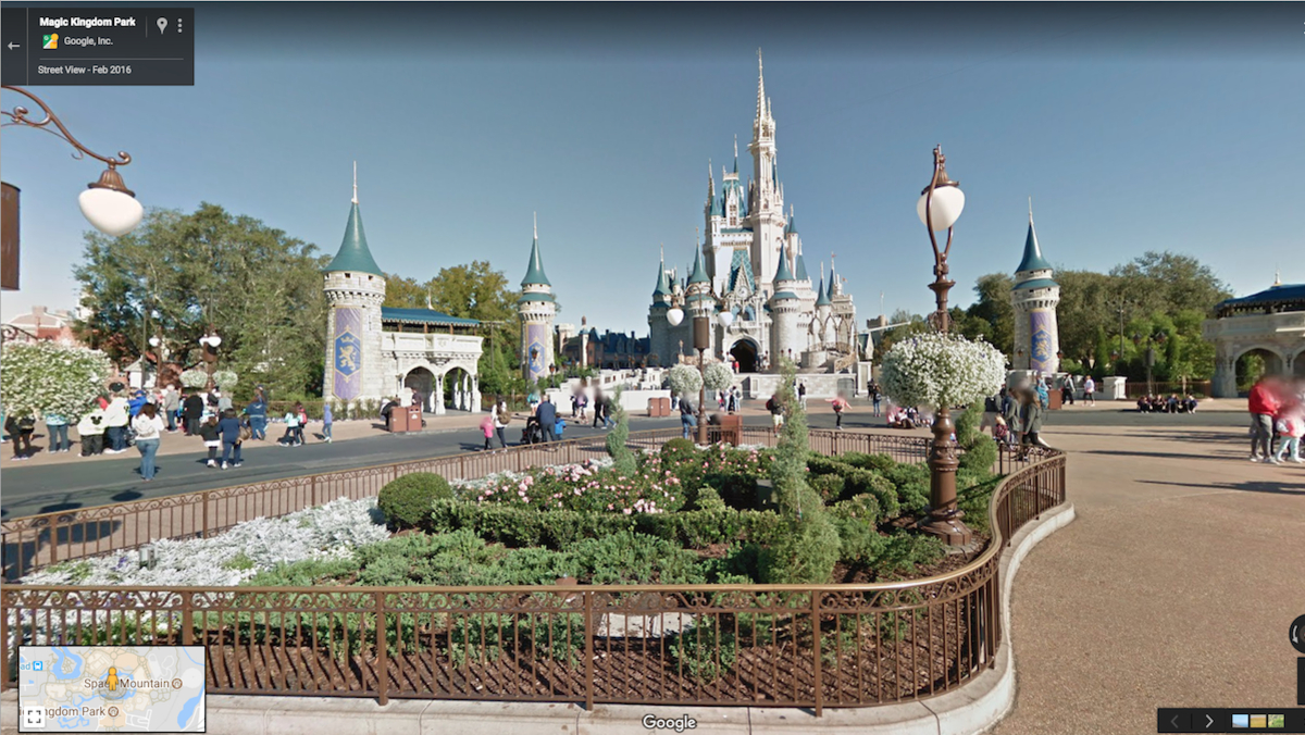 Be A Virtual Guest: Google Maps Adds Disney Parks To Street View - Google Maps Orlando Florida Street View
