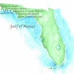 Beaches Of Northwest Florida Map   Southern Vacation Rentals   Navarre Beach Florida Map