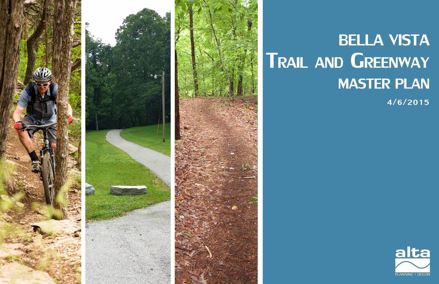Bella Vista Trail And Greenway Master Planalta Planning + Design - Razorback Greenway Printable Map