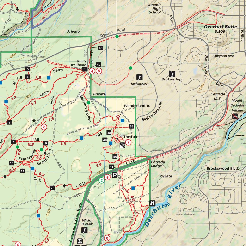 Bend Area Trail Map Adventure Maps Printable Map Of Bend Or 1 1024x1024 