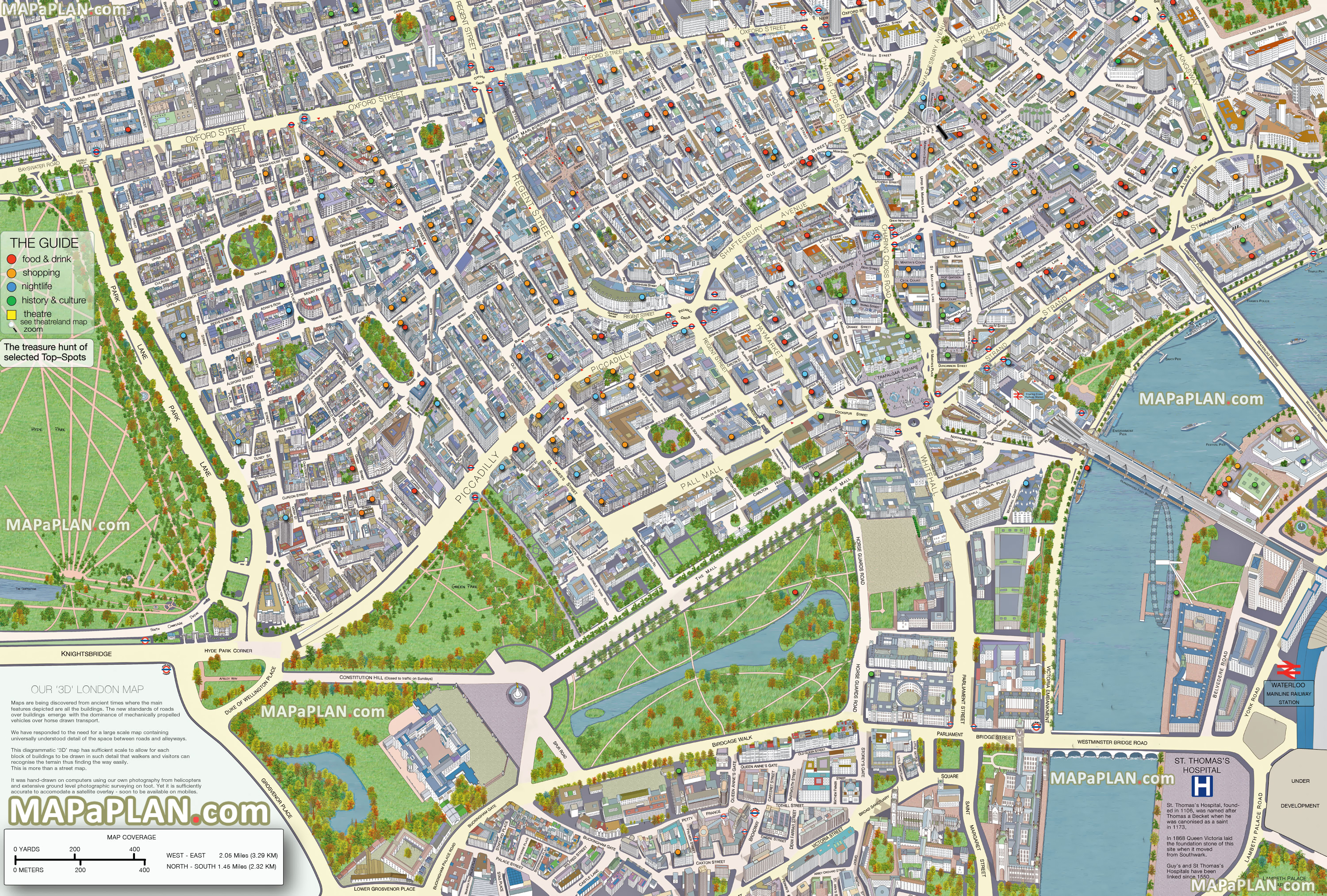 Best Aerial Maps 3 Printable Tourist Map Of London 13 Update At Best - Printable Aerial Maps