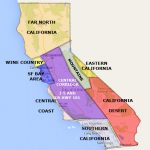 Best California Statearea And Regions Map   California Desert Map