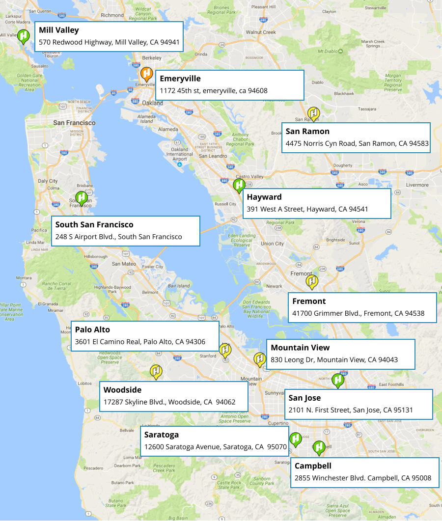 Best Of Detail Map Map Of Palo Alto California - Klipy - Palo Alto California Map