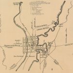 Bexar Co. Txgenweb   Siege Of Bexar Map   Map Of The Alamo San Antonio Texas