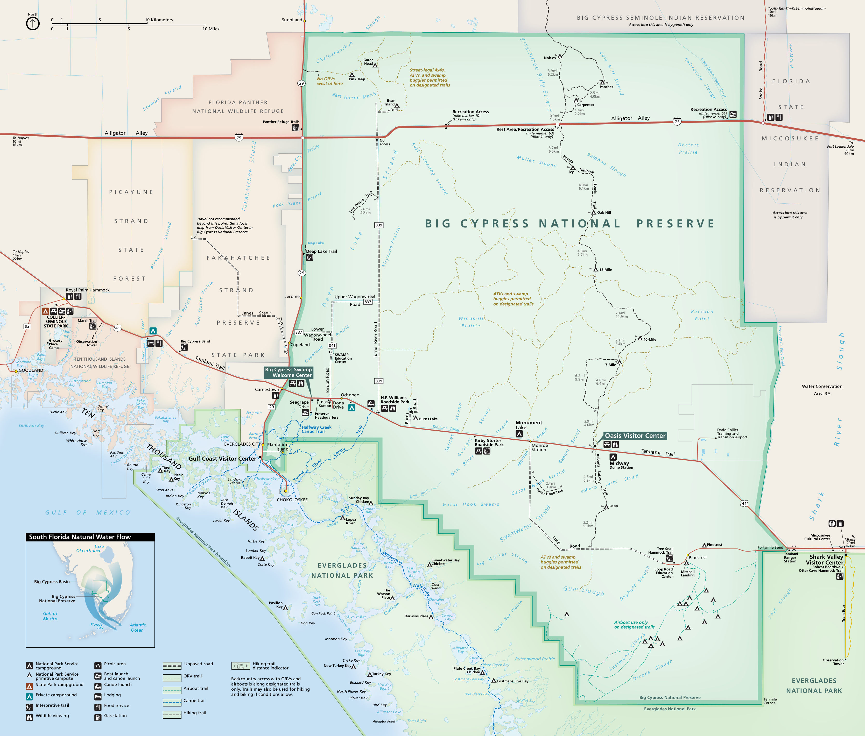 Big Cypress Maps | Npmaps - Just Free Maps, Period. - Tamiami Trail Florida Map