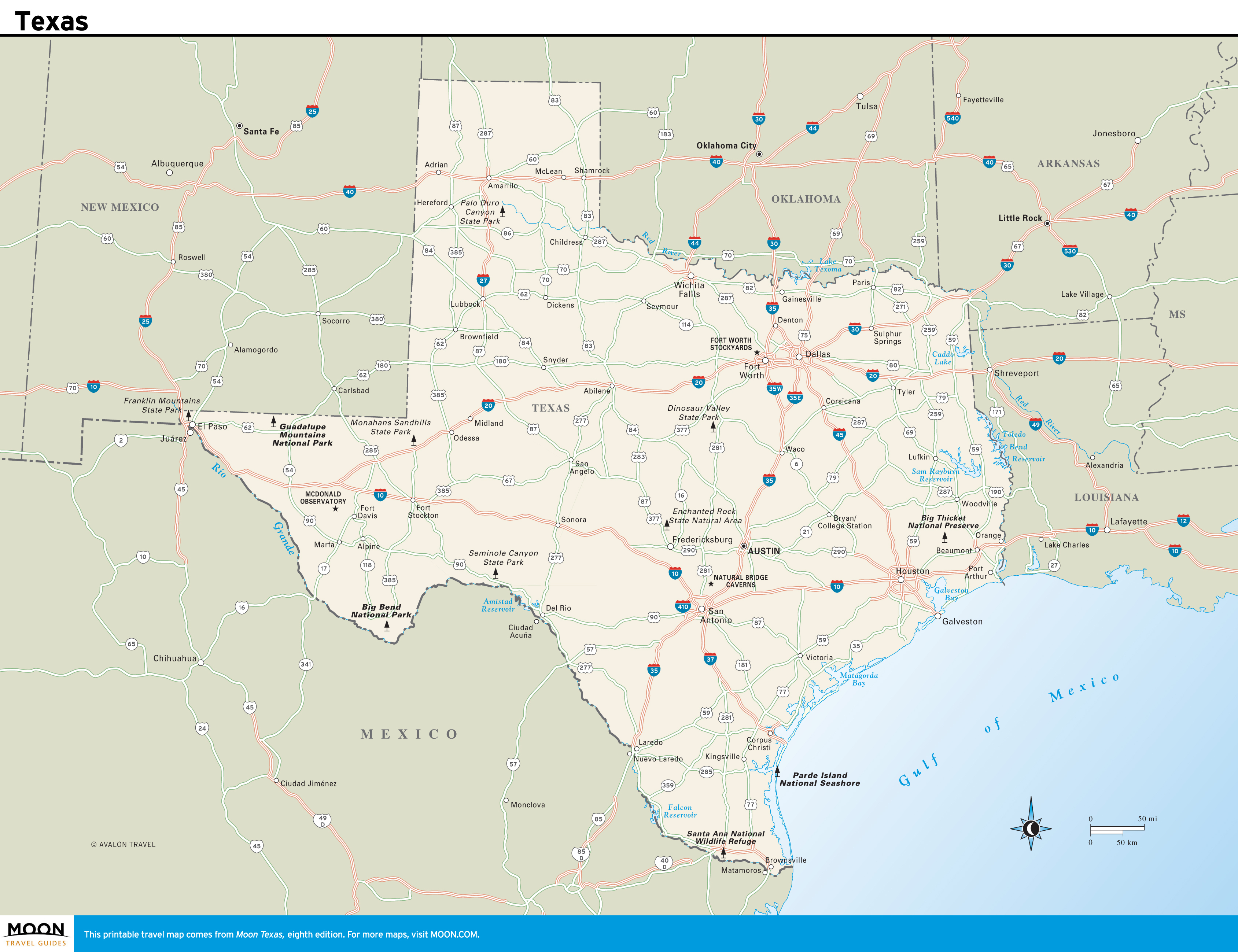 Big Map Of Texas | Business Ideas 2013 - Printable Map Of Austin