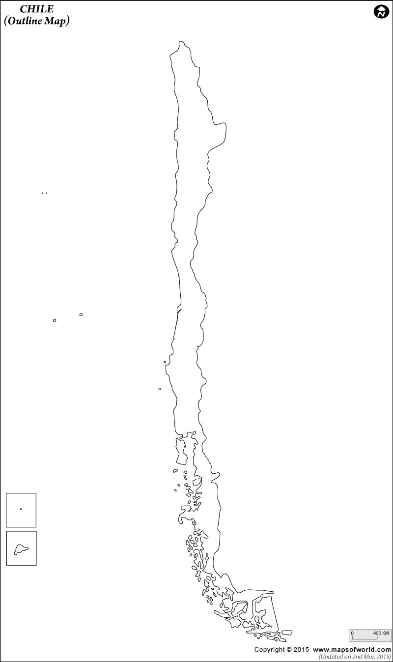 Blank Map Of Chile | Chile Outline Map - Printable Map Of Chile