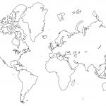 Blank Map Of The World Coloring Page | Free Printable Coloring Pages   Coloring World Map Printable
