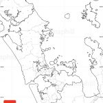 Blank Simple Map Of Auckland, No Labels   Printable Map Of Auckland