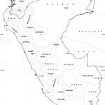 Blank Simple Map Of Peru   Printable Map Of Peru