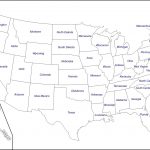 Blank Us Map With State Names States Without Filemap Of Inside   Printable Map Of The Usa States