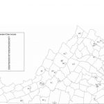 Blank Virginia County Map Free Download   Virginia County Map Printable