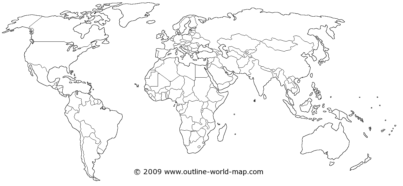 Blank World Map Pdf - Mobilacomanda - Blank World Map Printable