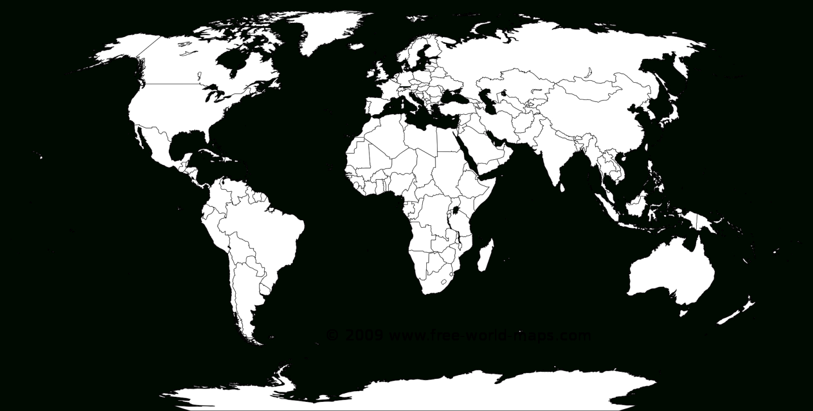 Blank World Map Worksheet ~ Afp Cv - Printable World Map