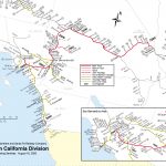 Bnsf Southern Ca Div Map California State Map Southern California   California Railroad Map
