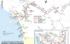 Bnsf Southern Ca Div Map California State Map Southern California - California Railroad Map