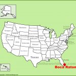 Boca Raton On Map And Travel Information | Download Free Boca Raton   Map Of Florida Including Boca Raton