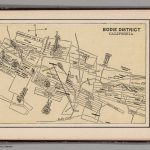 Bodie District, California   David Rumsey Historical Map Collection   Bodie California Map