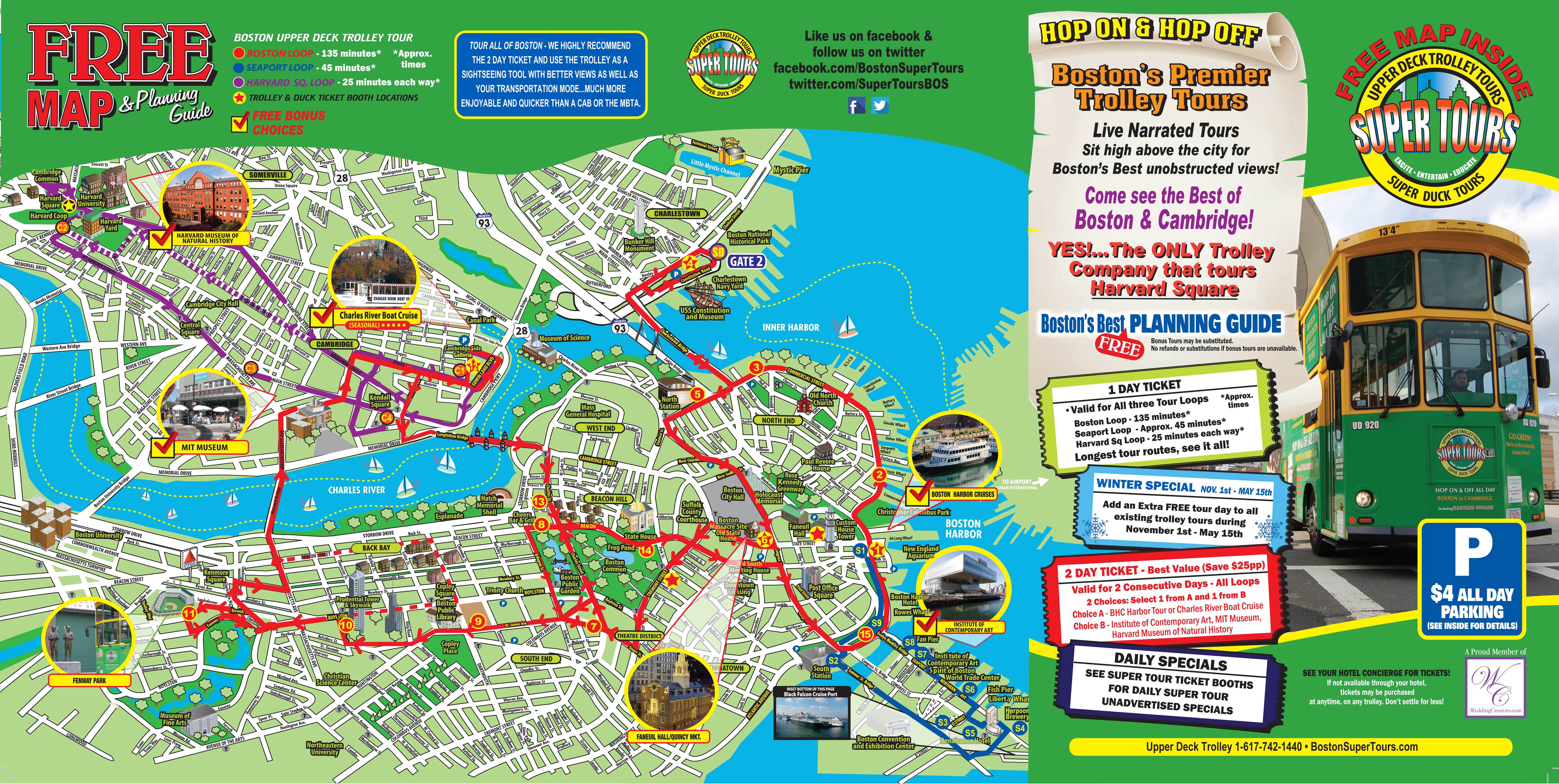 Boston Tourist Attractions Map - Aishouzuo - Boston Tourist Map Printable