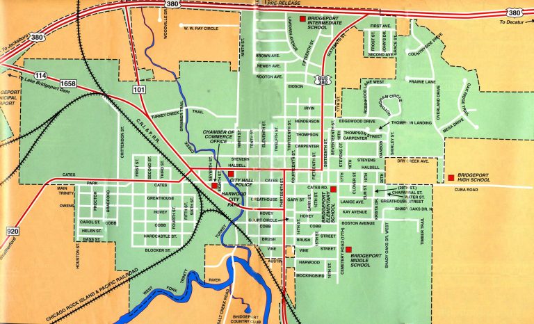 Bridgeport Map - Aishouzuo - Bridgeport Texas Map - Printable Maps