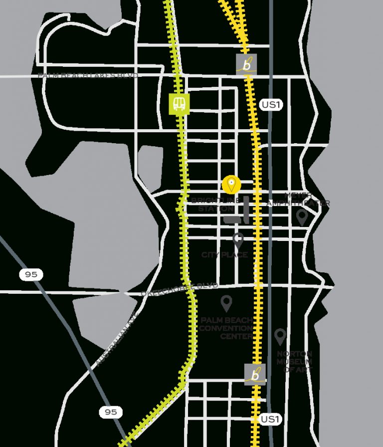 Brightline Train Florida Brightline Map Printable Maps