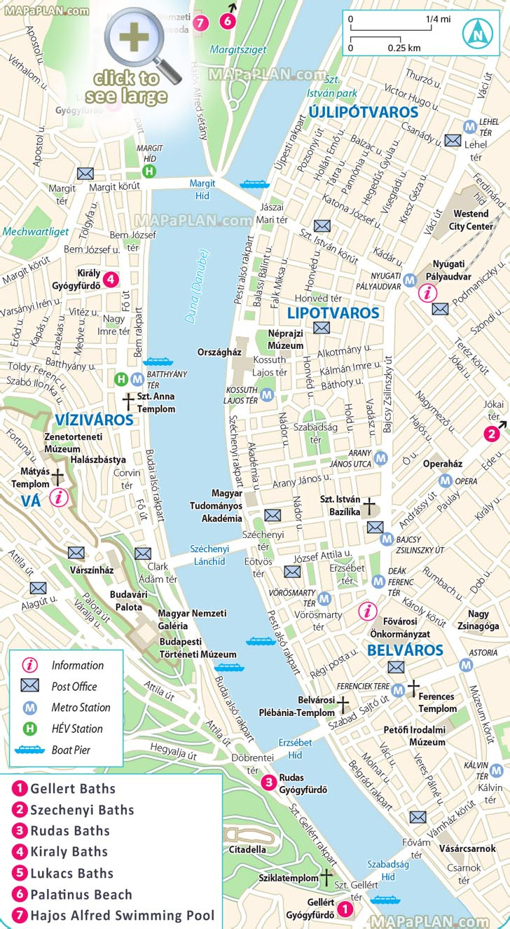 Budapest Maps - Top Tourist Attractions - Free, Printable City - Budapest Tourist Map Printable