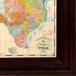 Buy Republic Of Texas Map 1845 Framed   Historical Maps And Flags   Republic Of Texas Map Framed