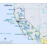 Ca California River Map Yosemite On Map Of California   Klipy   Yosemite California Map
