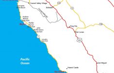 Ca Central Coast Map Reference Map Of Central California Coastal - Central California Beaches Map