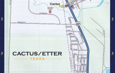 Cactus Local Street Map - Dumas Texas Map